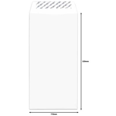 DL White Envelope  110x220 mm (Pack of 500)